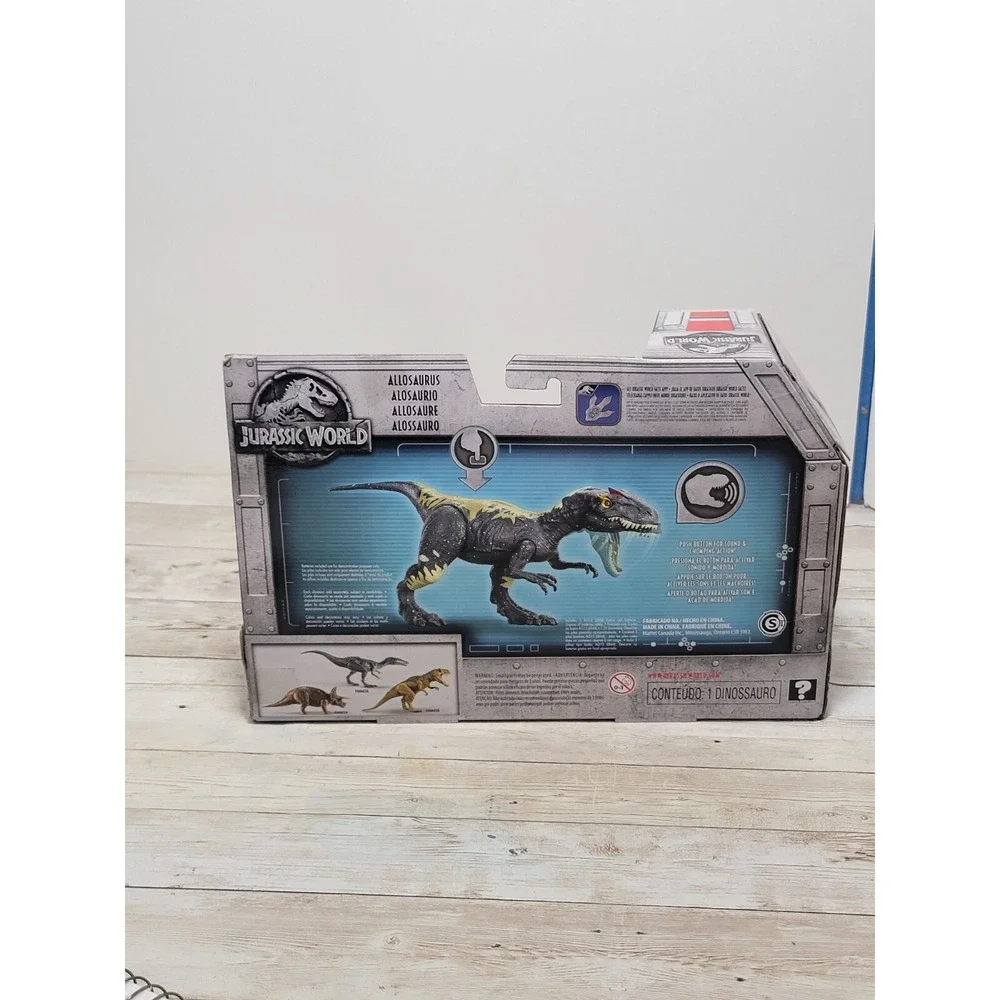 Jurassic‎ World Dinosaur Roarivores Allosaurus Electronic Roar Growls Sound VID